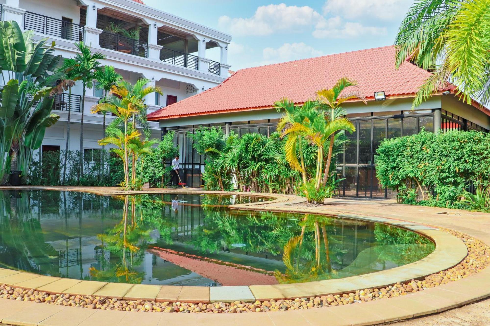 Lucky Garden Boutique Hotel Siem Reap Bagian luar foto